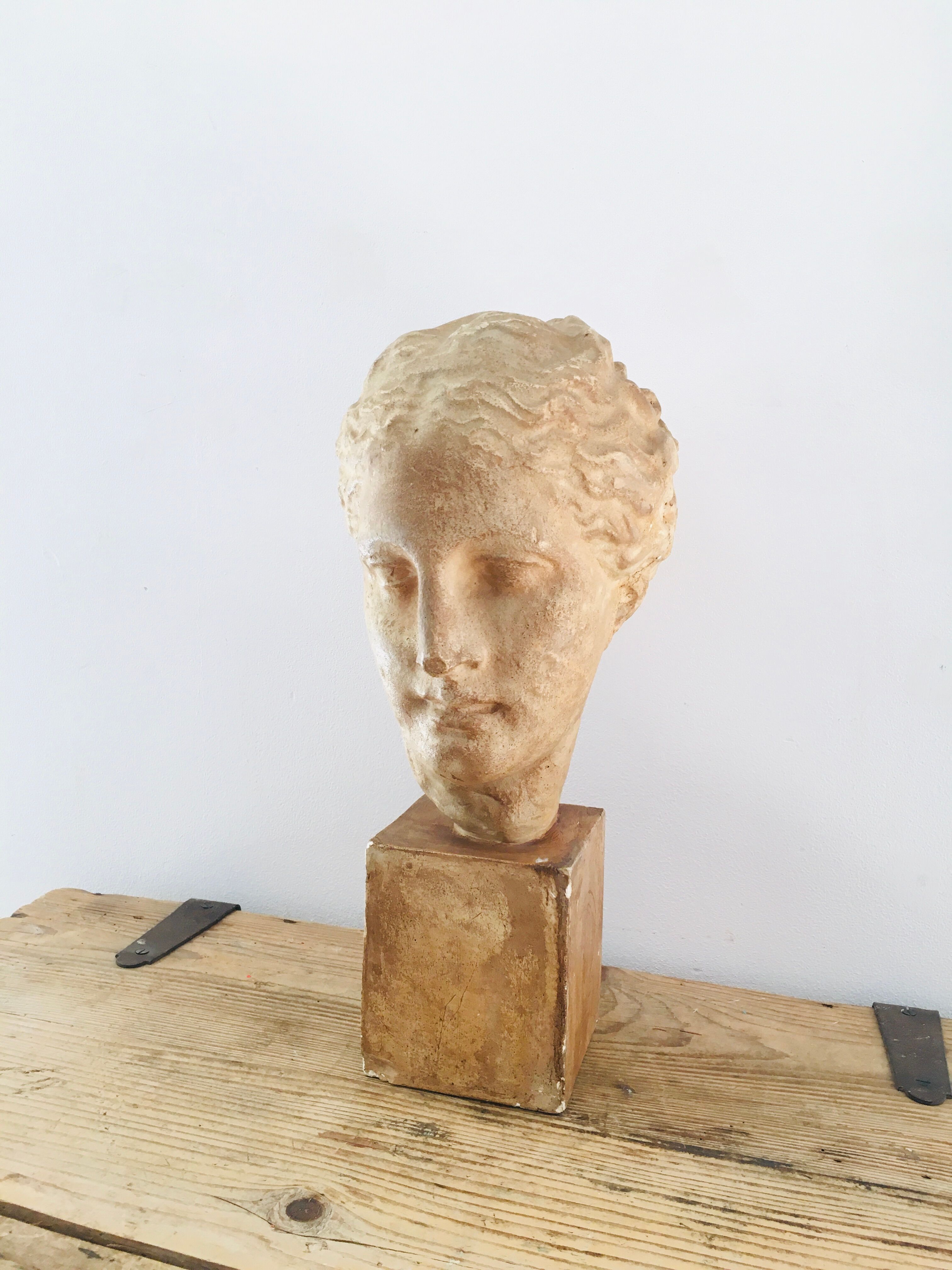 Plaster head goddess Hygie
