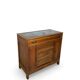 Commode de style Art Déco en bois de cerisier et noyer.