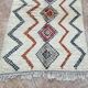 Azilal Moroccan wool rug, handmade: Berber pattern (150 x 96 cm)