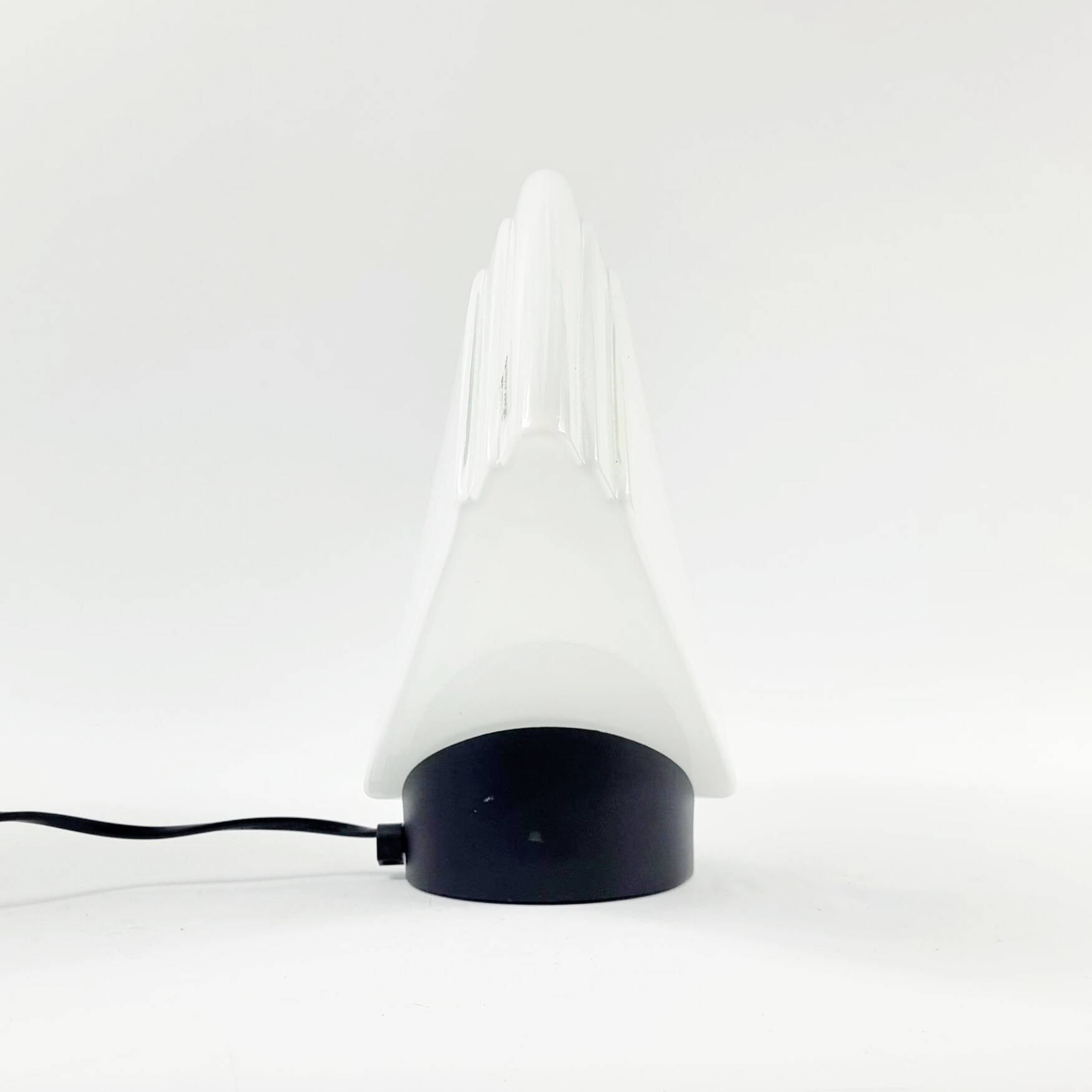 Grande lampe de bureau ou de table en verre de Murano d'AV Mazzega, Italie, années 1970.