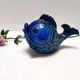 Rimini Blue Ceramic Fish Money Box by Bitossi, Italy