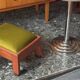 Amsterdamse School footstool, Netherlands, 1920s