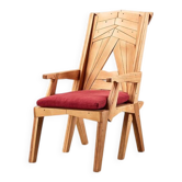 Unique Postmodern Lounge Chair Italy 1980s