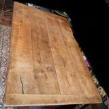 Old table firm feet turned