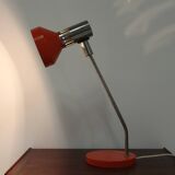 Lampe de table orange du milieu du siècle Gemany 1970.