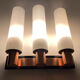 Vintage Scandinavian Triple Plique, 60s, Copper Glass