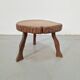 Mid-Century Brutalist Tree Trunk Side Table, 1960s