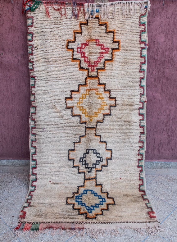 Azilal, 250 x 127 authentic hand made wool rug