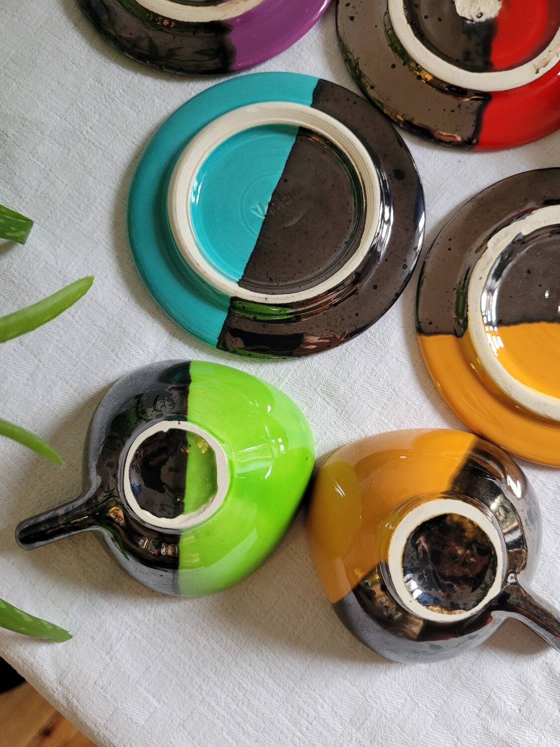 Vallauris coffee service by Auguste Lucchesi