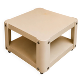 Table basse vintage Space Age – design futuriste années 70 – double pl
