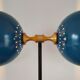 Lampadaire vintage 1980 double éclairage