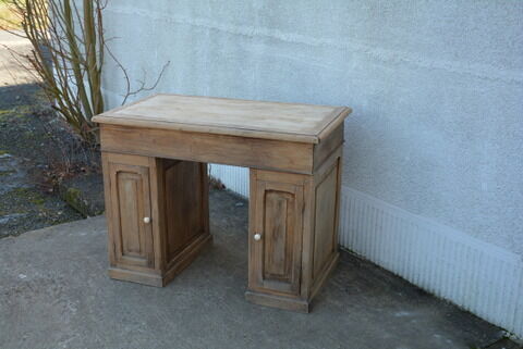 Antique desk in natural wood