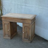 Antique desk in natural wood