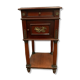 Empire style mahogany bedside table
