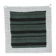 Tapis Kilim vintage vert et noir, 86x86 cm