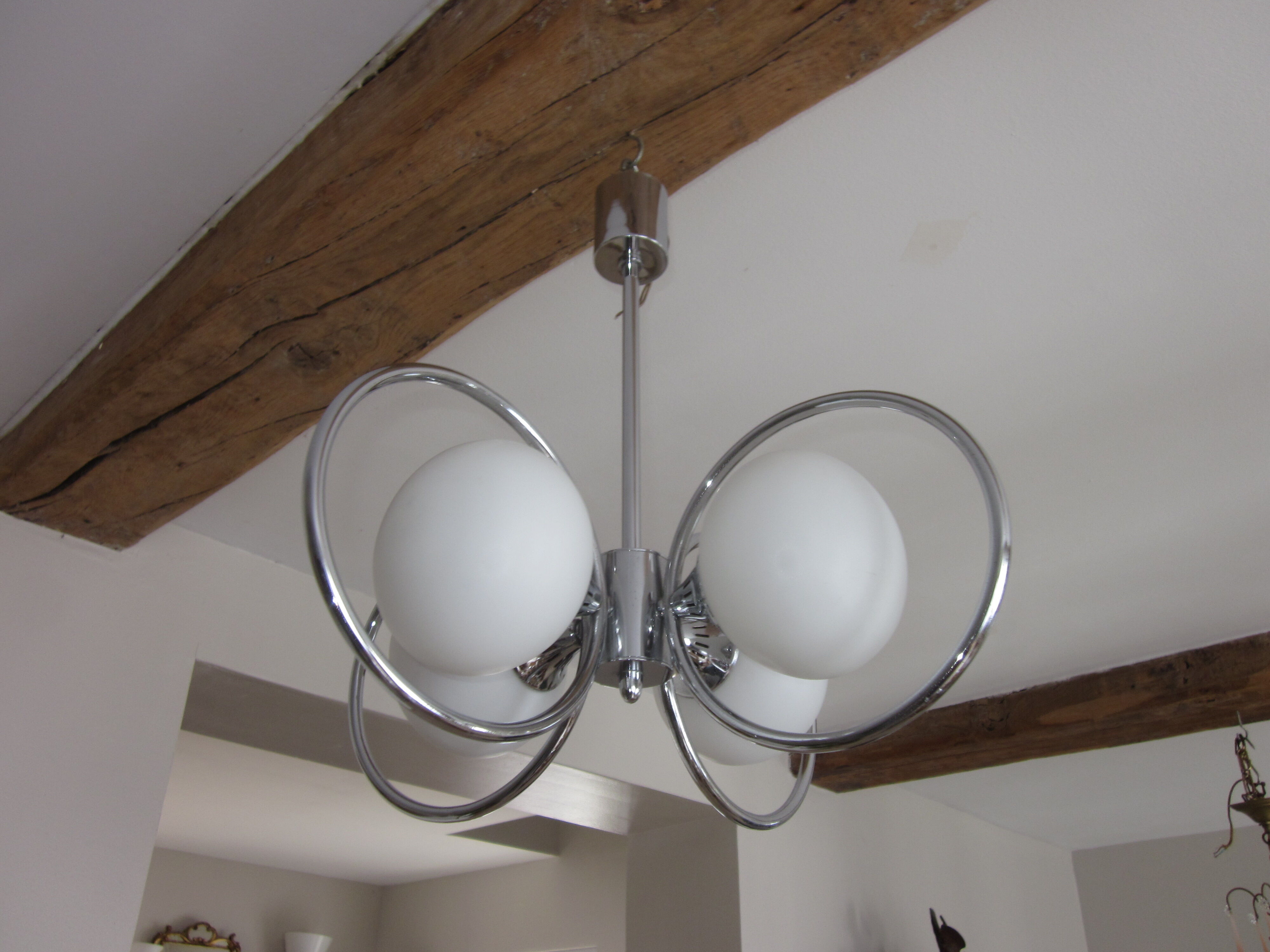 Chandelier years 70s sputnik