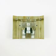 Pair Of Mid Century Ice Glass Wall Lamps From Kalmar Franken, Austria,1960s