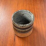 Mid-century Danish studio pottery vase from Salling Pottery, 1960s.