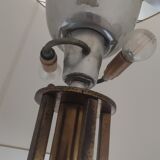 Lampadaire métal doré 1950