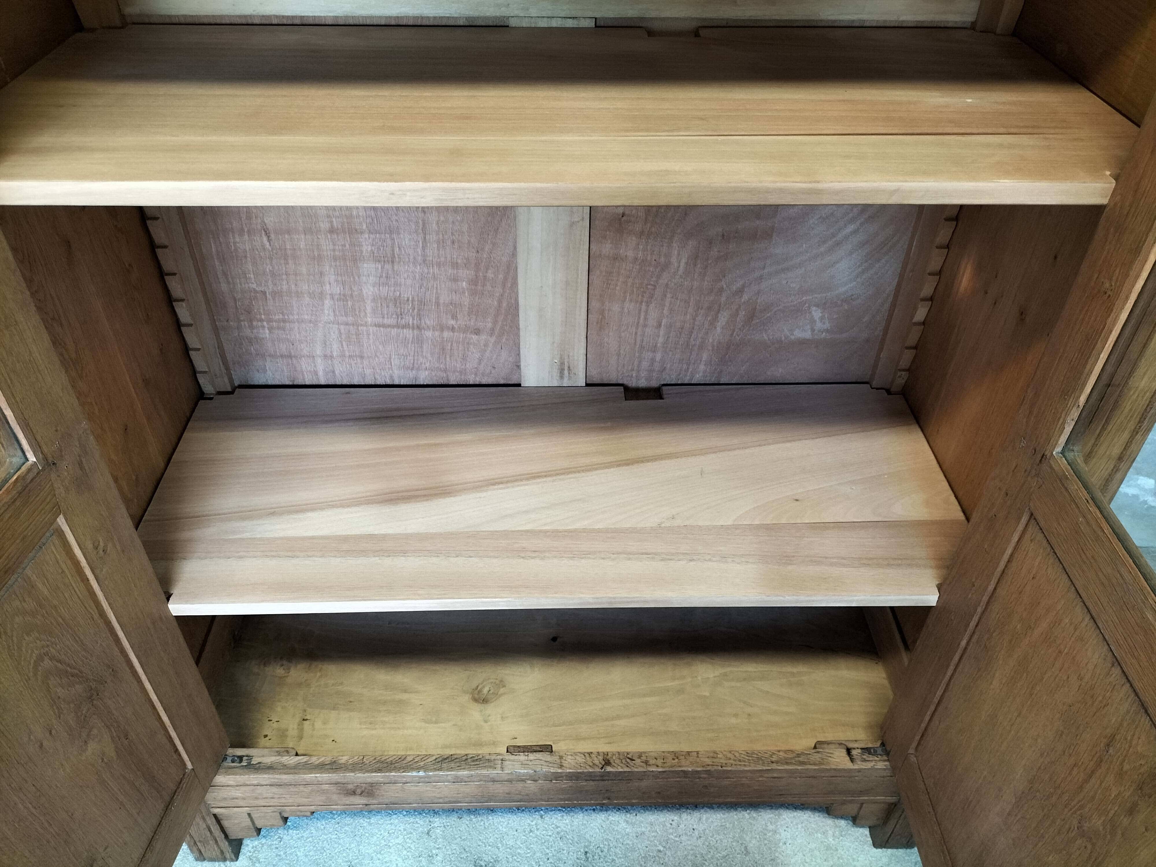 Large art deco glass cabinet.