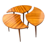 Set of 3 coffee tables, 1950s