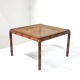 Mid century faux bamboo and rattan side table, 1960s