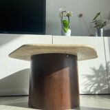 Travertine coffee/side table