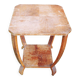 Old art deco style wooden pedestal table
