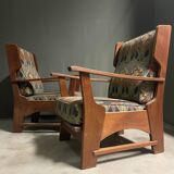 A pair of Bas van Pelt lounge chairs 1930's.