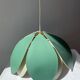Suspension vintage fleur de lotus verte, 12 pétales