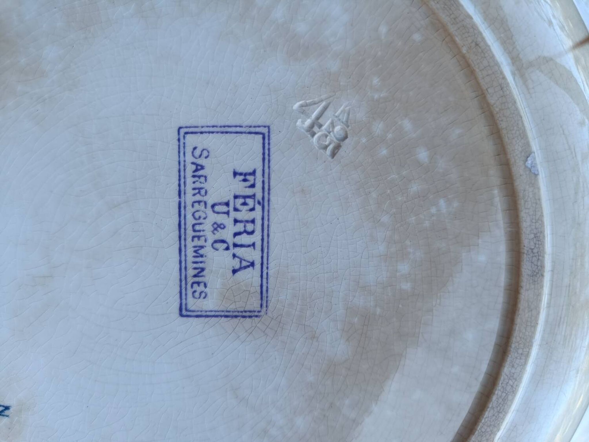 Sarreguemines Féria Plate