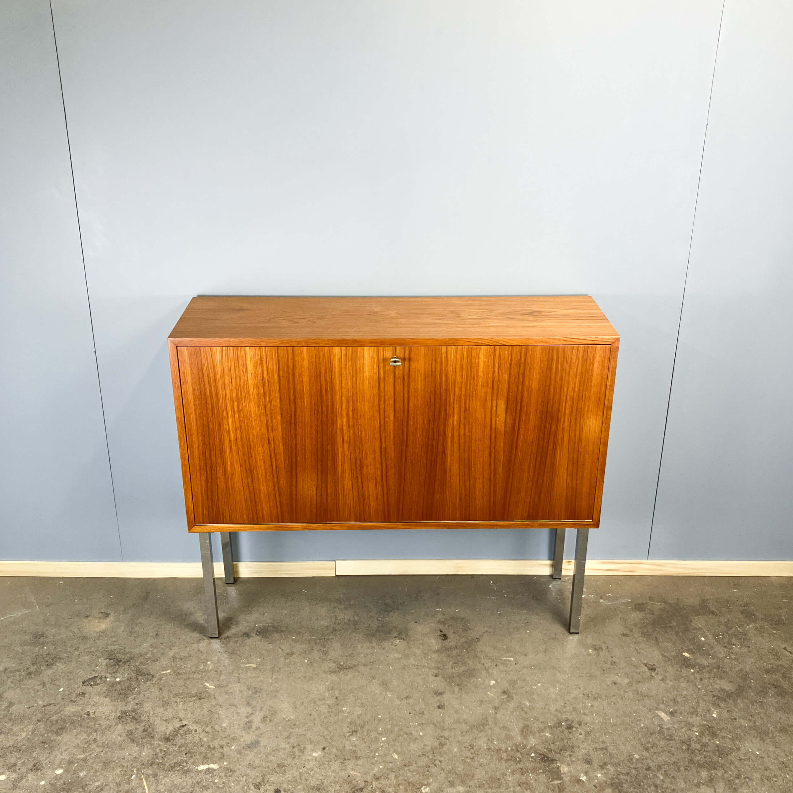 Bar cabinet, small sideboard, teak, 1960s