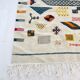 Moroccan kilim rug, handwoven Berber hallway rug in wool.