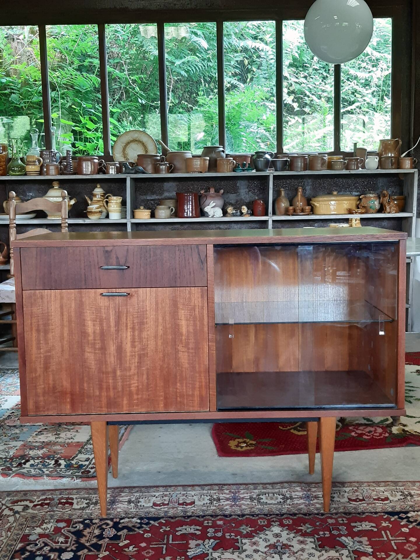 Small Scandinavian sideboard.