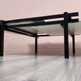 Table basse extensible cubiste, années 1980