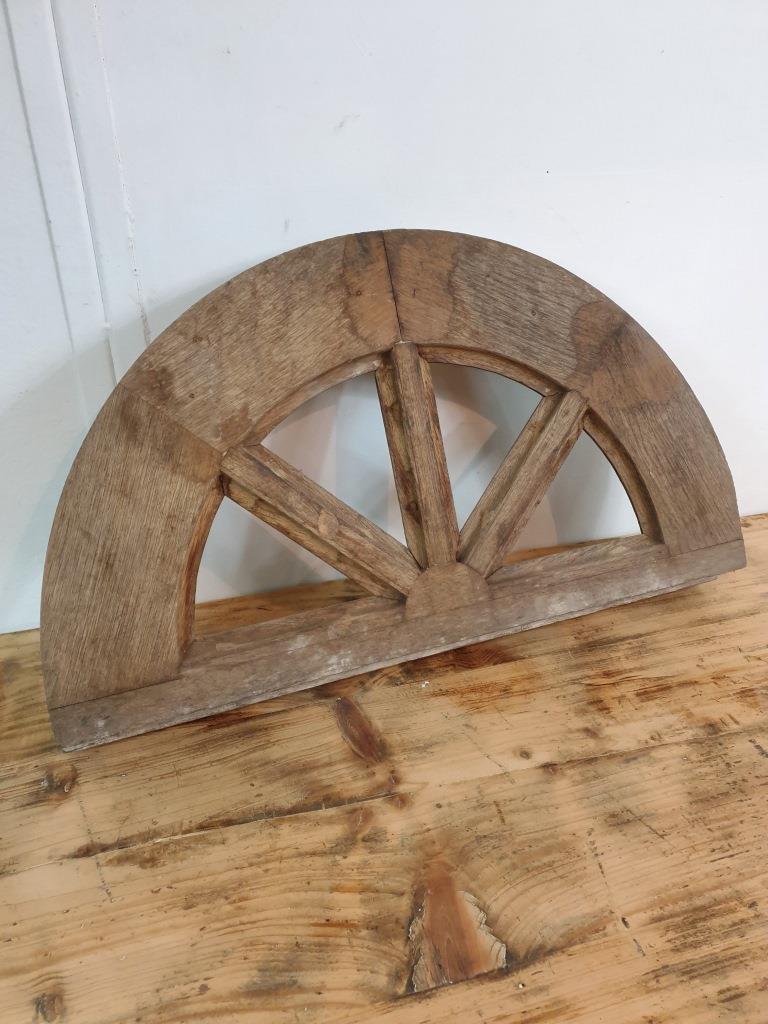 Old half moon window