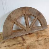 Old half moon window