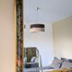 Vintage bevelled panoramic mirror