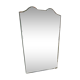 Bevelled mirror trapeze two waves at the top