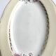 Ravier vintage L'Amandinoise model Paola white cream flowers