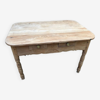 Chestnut farmhouse table