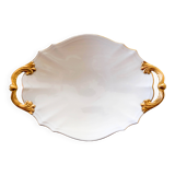 Grand plat ovale Lenox or 24 carats L42cm