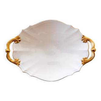 Large oval dish Lenox 24 carat gold L42cm