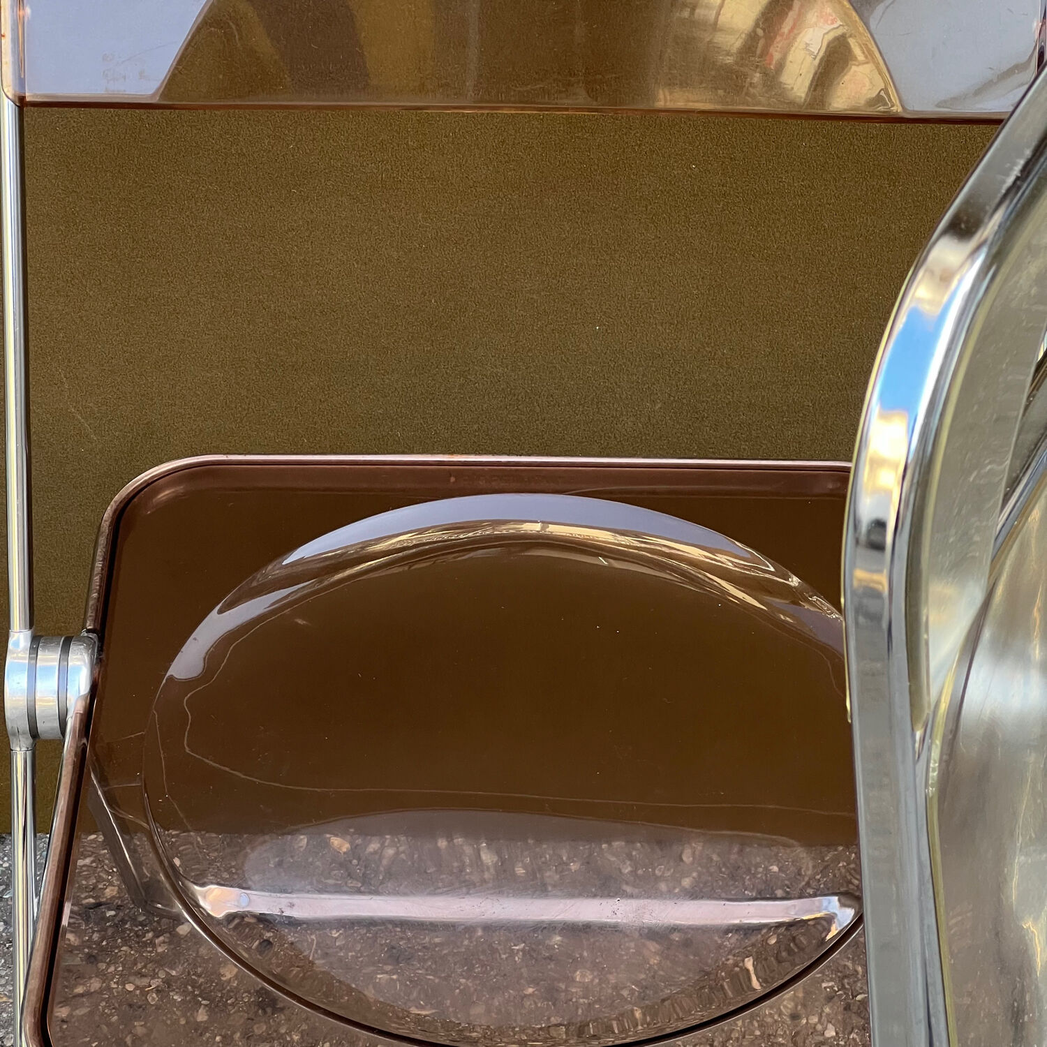 Four Plia Chair G. Piretti For Anonima Castelli