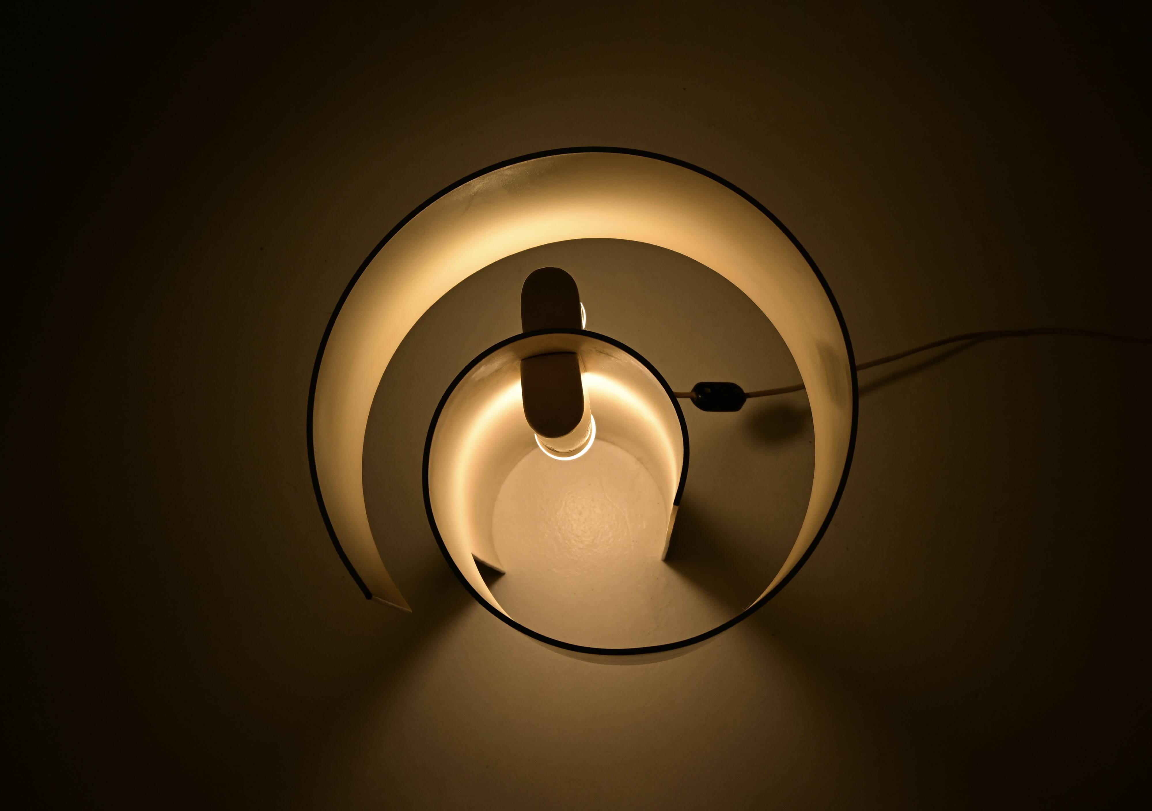 Spiral Lamp by Ingrid Hsalmarson for New Lamp, 1970s