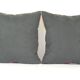 Set of 2 vintage ikat cushion covers 41x41 cm