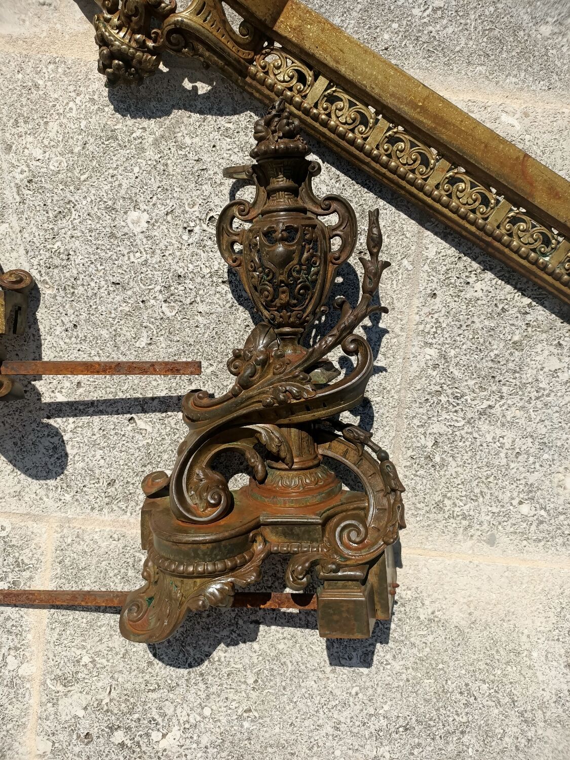 Napoleon lll fireplace bar