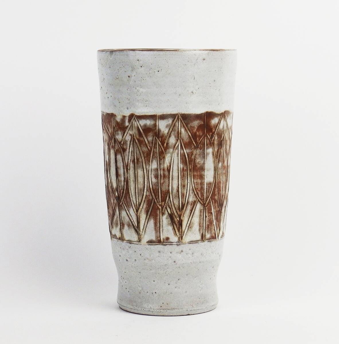 Vallauris ceramic vase by Les Argonotes