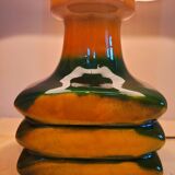 Old vintage design ceramic lamp from the 70s CARI ZALLONI for Steuler