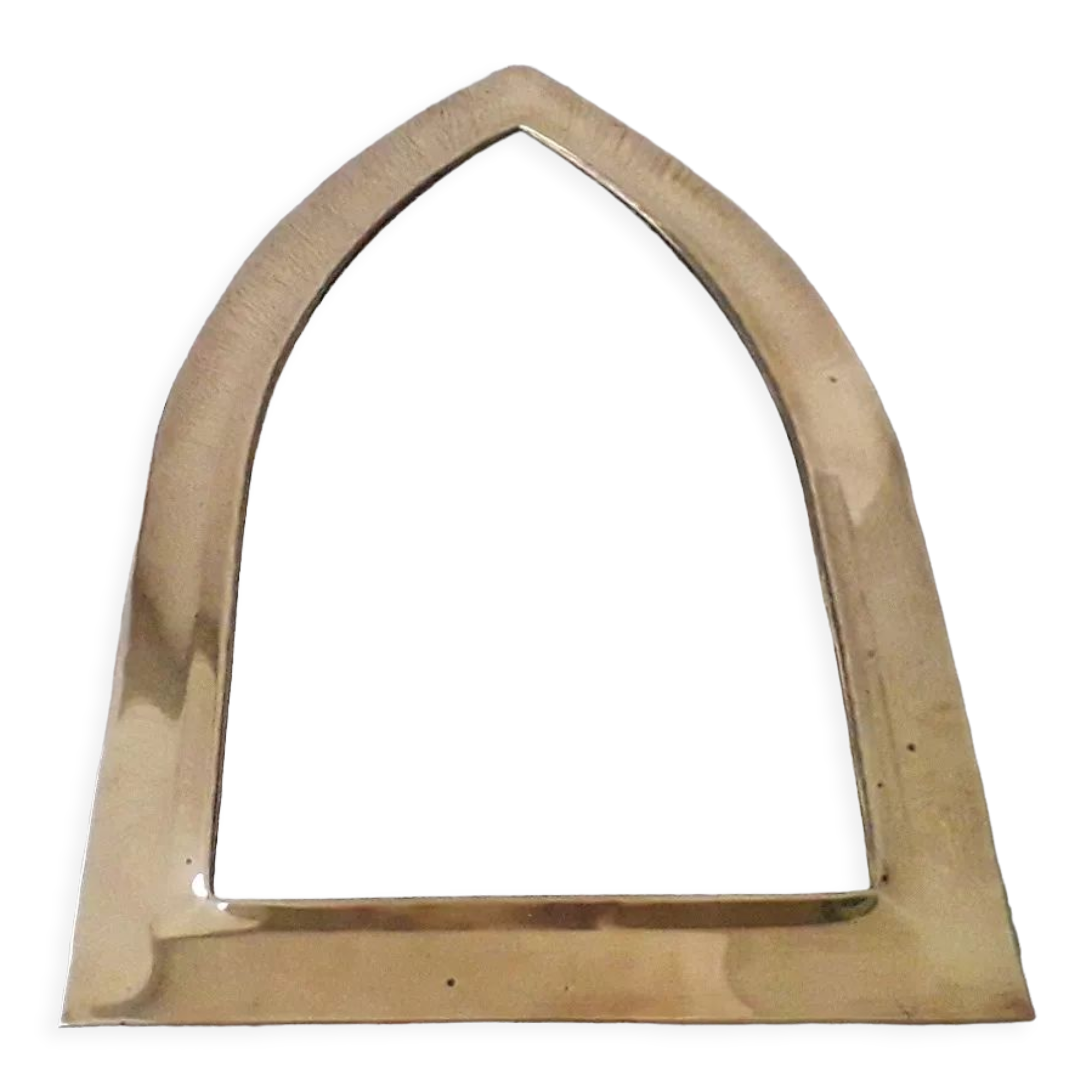 Brass mirror 52 x 31 cm